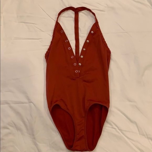 Burnt Red Bodysuit - Picture 2 of 3